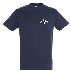 T-shirt homme France 2 étoiles